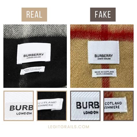 Comparing rep Burberry scarf to the genuine thing : r/DHgate.